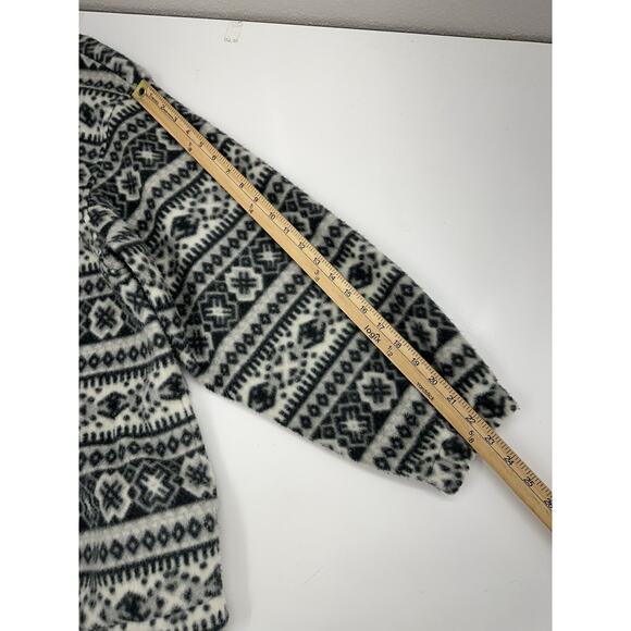 Haband Unisex Jacket Size XL Aztec Fleece Zip Up Vintage - Picture 10 of 12